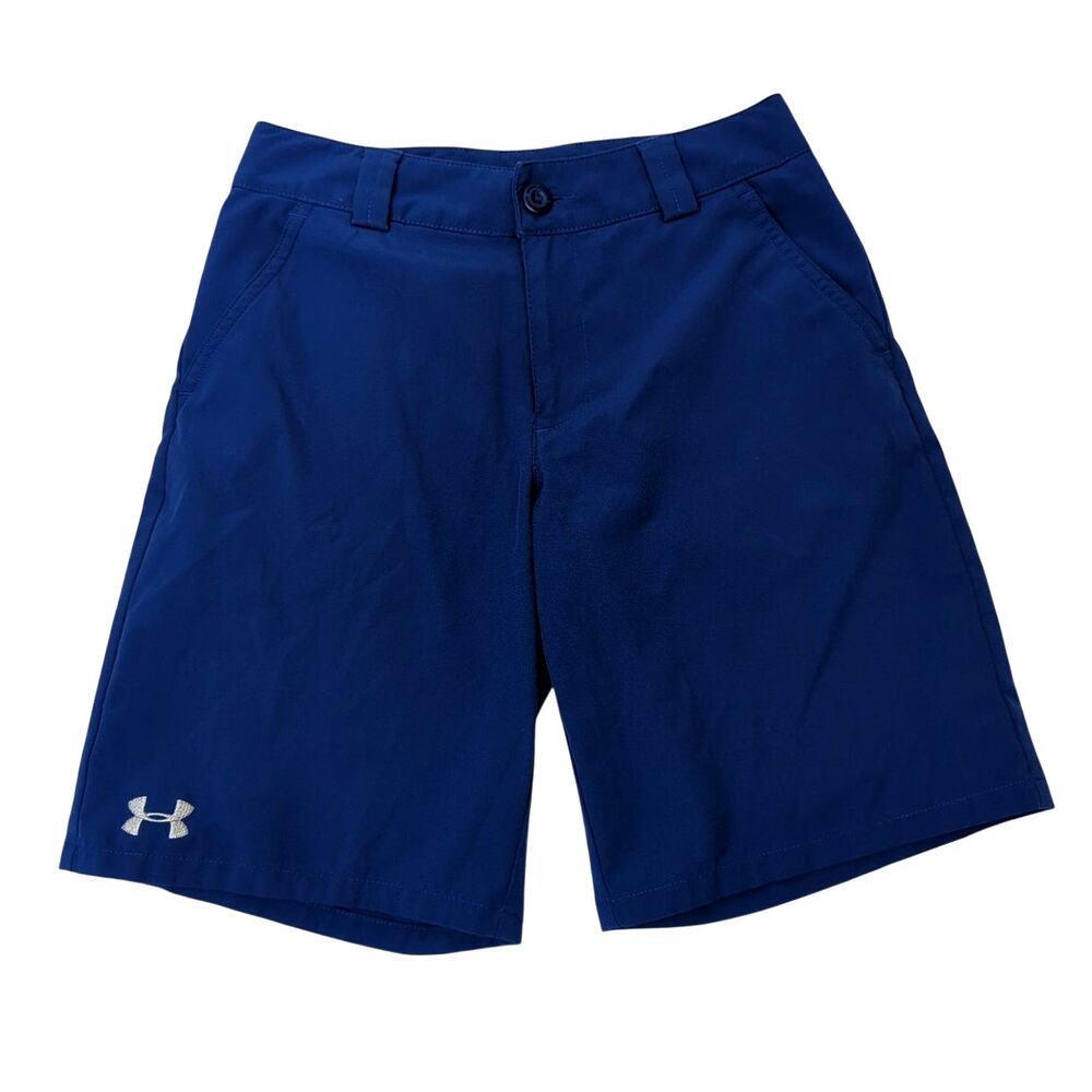 Under Armour Boys Chino Shorts Blue Size Youth Medium